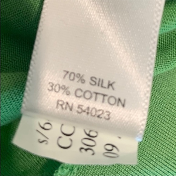 Banan Republic faux wrap silk/cotton blend dress - Picture 4 of 5